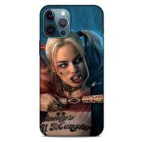 Apple iPhone 12 Pro Max Uyumlu Kılıf Harley Quinn (13) Silikon Kap Mavi