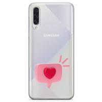 Samsung Galaxy A70s Kılıf Dekoratif Süsler Arka Kapak Koruma Desenli Full Koruyucu