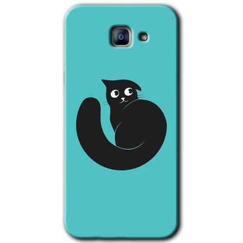 Potkal Hediye Fabrikası Samsung Galaxy A8 2016 Kılıf HD Desen Baskılı Arka Kapak - Cat Vector