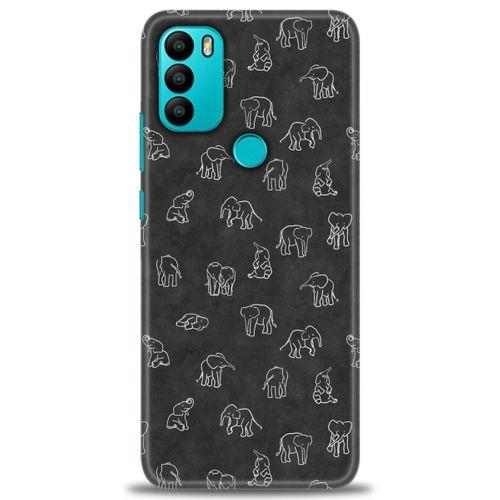 General Mobile GM 21 Plus Kılıf HD Baskılı Kılıf - Filler + Tam Ekran Koruyucu