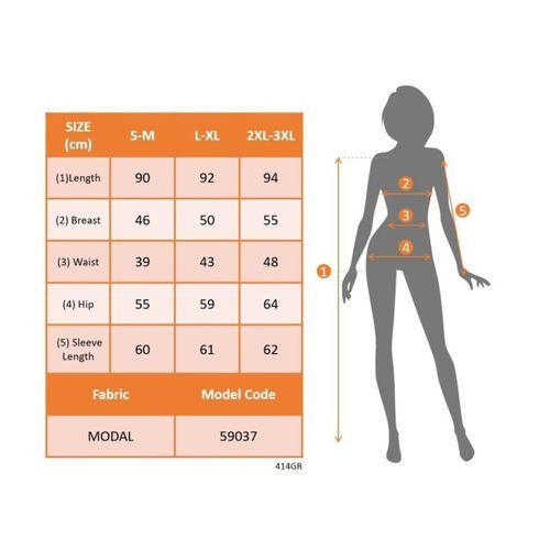 Kadın Uzun Kollu Yakalı önü Düğmeli Mini Modal Elbise