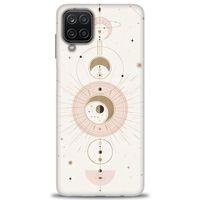 Samsung Galaxy M12 Kılıf HD Baskılı Kılıf - Evren + Tam Ekran Koruyucu