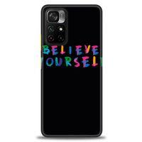 Xiaomi Poco M4 Pro 5G Kılıf HD Baskılı Kılıf - Believe + Tam Ekran Koruyucu