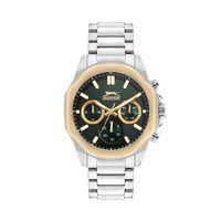 Slazenger SL.09.2388.2.02 Quartz Çelik Gri Yeşil Kadran 44 mm Erkek Kol Saati