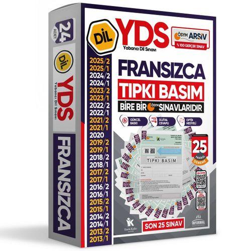 2026 YDS Fransızca ÖSYM Tıpkı Basım Çıkmış Soru Deneme Paketi 25li Fasikül SETİ