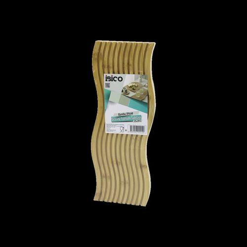 Bambu Servis Sunum Tahtası 17x39x1.5 cm (Çift Yüzlü Dalgalı/Kanallı)