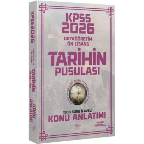 2026 KPSS Lise Ortaöğretim Ön Lisans Tarihin Pusulası Konu Anlatımı CBA Yayınları
