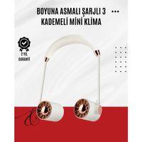 Usb Şarjlı Katlanabilir Boyun Fanı | 3 Kademeli, Sessiz Ve Taşınabilir Tasarım