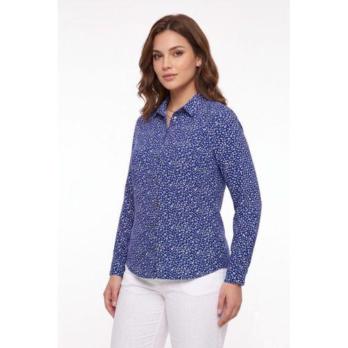 Kadın Yaka Modelli Çiçekli Bluz BGL-ST05590