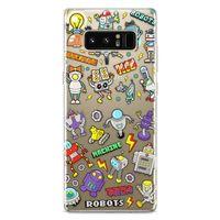 Samsung Galaxy Note 8 Kılıf Android Arka Kapak Koruma Desenli Full Koruyucu