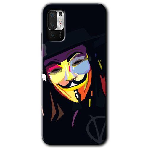 Xiaomi Redmi Note 10 5G HD Baskılı Kılıf + 9D Tam Ekran Koruyucu - Vendetta