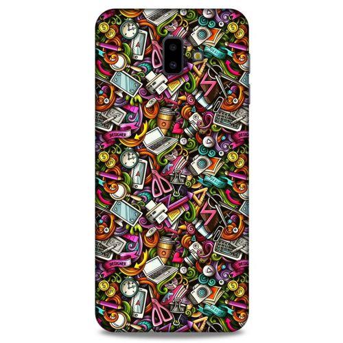 Graffitix (10) Desenli Silikon Kapak Samsung Galaxy J6 Plus Kılıf