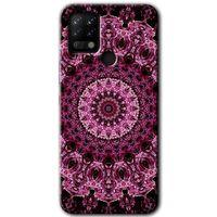 Tecno Pova Kılıf HD Desen Baskılı Arka Kapak - Mandala Patterns Kaleidoscope + Kırılmaz Cam