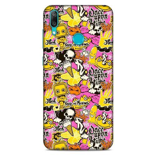 Graffitix (40) Desenli Silikon Kapak Huawei Y7 2019 Kılıf