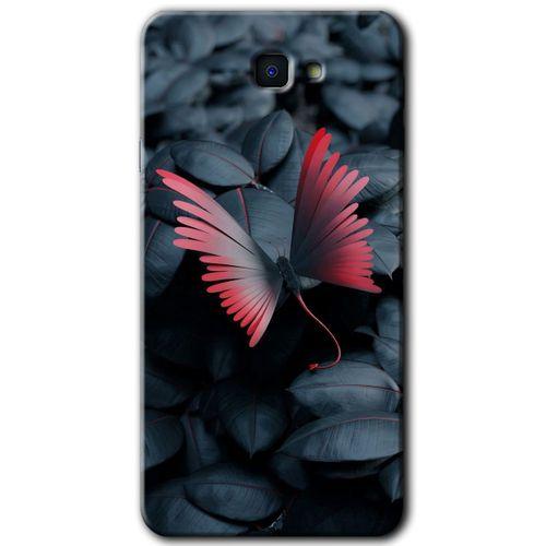 Samsung Galaxy J7 Prime Kılıf HD Desen Baskılı Arka Kapak - Dark Butterfly
