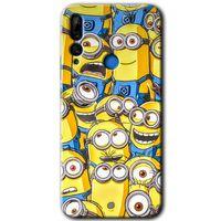 Potkal Hediye Fabrikası Huawei Y9 Prime 2019 Kılıf HD Desen Baskılı Arka Kapak - Minion Ordusu