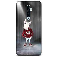 Oppo Reno 2z Kılıf FunnyMaX (41) Tank Kılıf Gri Bull Teriyer