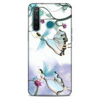 Y.Liva-2021 Özel Seri Pericik Oppo Realme 5 Pro Kılıf Silikon Kapak