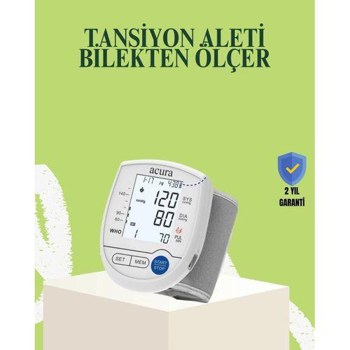 Bilekten Dijital Tansiyon Aleti Hem Pilli Hem Şarjlı Hafızalı
