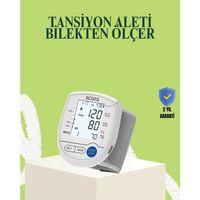Bilekten Dijital Tansiyon Aleti Hem Pilli Hem Şarjlı Hafızalı