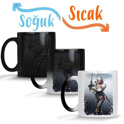 Ciri The Witcher Sihirli Kupa Bardak Porselen
