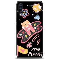Samsung Galaxy A70 Kılıf HD Baskılı Kılıf - My Planet + Tam Ekran Koruyucu