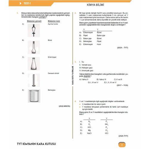 2026 YKS-TYT KİMYA’nın Kara Kutusu ÖSYM Çıkmış Soru Havuzu Bankası Konu Özetli Dijital Çözümlü