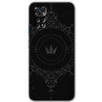 Redmi Note 11 Pro 5G Kılıf HD Desen Baskılı Arka Kapak - Siyah Mandala 1 + Kırılmaz Cam