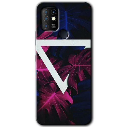 İnfinix Hot 10 Kılıf HD Desen Baskılı Arka Kapak - Mekanik Yaprak