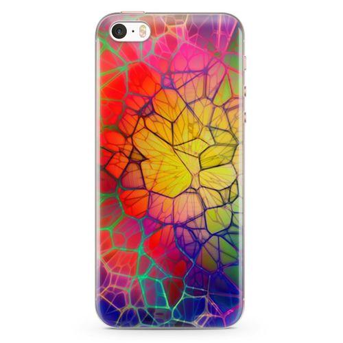 Apple iPhone SE Kılıf Örümcek Ağları Arka Kapak Koruma Desenli Full Koruyucu
