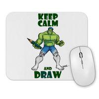 Draw Hulk Mouse Pad