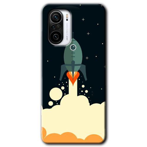 Xiaomi Redmi Mi11i Kılıf HD Desen Baskılı Arka Kapak - Space Smoke