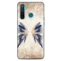 Oppo Realme 5 Pro Kılıf Desenli Özel Seri Tüyler (17) Tasarım Kılıf