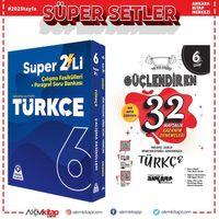Örnek Akademi 6.Sınıf Süper İkili Türkçe ve Ankara Yayıncılık Türkçe 32 Haftalık Kazanım Deneme Seti 3 Kitap
