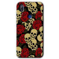 Vestel E5 Kılıf HD Desen Baskılı Arka Kapak - Kurukafa Aşk + Kırılmaz Cam