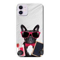 iPhone 11 Kılıf Artist Köpek Baskılı Esnek TPU Silikon