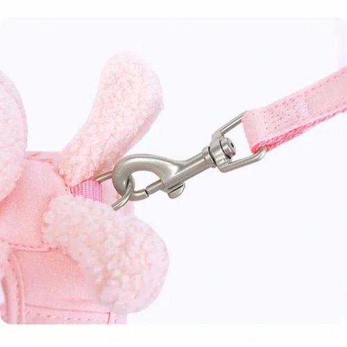 Evcil Hayvan Peluş Ayıcıklı Göğüs Gezdirme Tasması Set