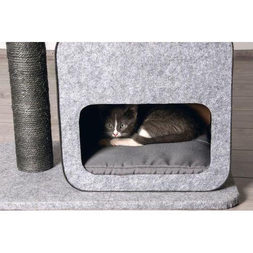 Karlıe Kedi Tırmalama+ev Flavıe Gri 60x40x77cm