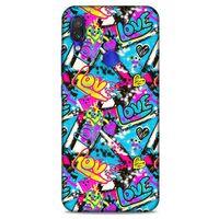 Graffitix (23) Desenli Silikon Kapak Xiaomi Redmi Note 7 Pro Kılıf