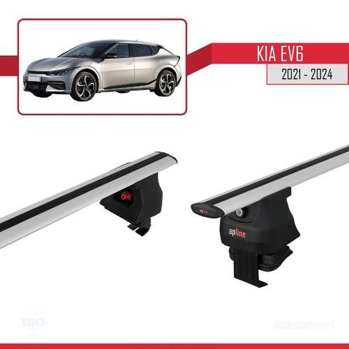 Kia Ev6 2021 ve Sonrası ile uyumlu ACE-4 Ara Atkı Tavan Barı GRİ