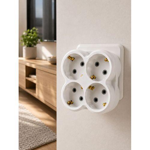 Kablosuz 4’lü Priz Çoklayıcı Kompakt Duvar Prizi Çoğaltma Adaptörü