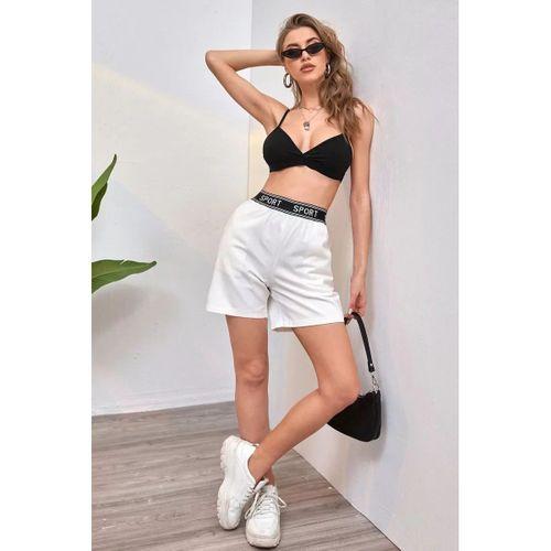 Kadın Siyah Kapsız Sırtı Açık Crop Top Bluz