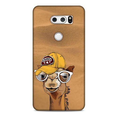Animax Şapkalı Deve LG K40S Kılıf Desenli Silikon