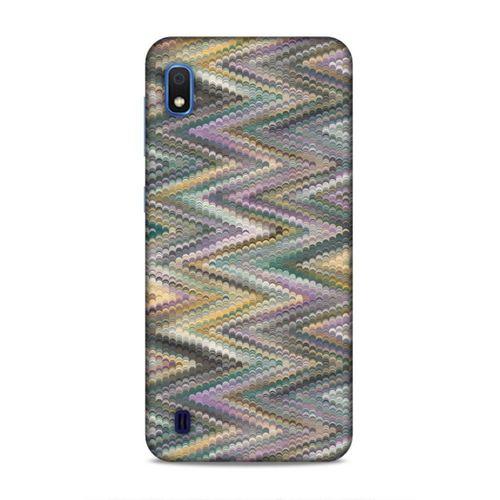 Samsung Galaxy A10 Uyumlu Kılıf Romans (47) Crystal Flex Kılıf Zig Zag