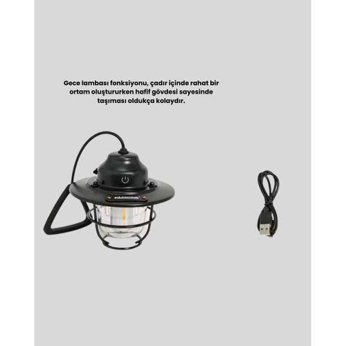 Outdoor Retro Kamp Işığı Uzun Ömürlü Pil Taşınabilir Suya Dayanıklı