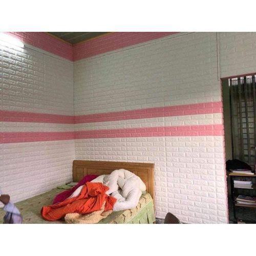 NW03 Pembe Kendinden Yapışkanlı 3D Dekoratif Duvar Paneli