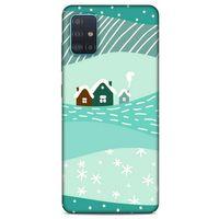 Samsung Galaxy A51 Kılıf Snowix (16) Kalın Kılıf Su Yeşili