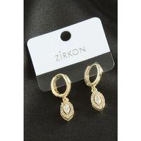 Oval Zirkon Taşlı Küpe