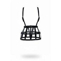 Siyah Etek Deri Kafes Yapılı Perçin Detaylı Etek Mini Etek - Brf1252