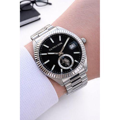 U.S.Polo Assn Çelik Kasa Ve Kordon 2 Yıl Garantili 3 Atm Suya Dayanıklı Erkek Kol Saati E.PA1148-03